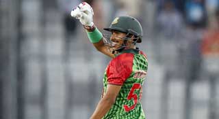 টি-টোয়েন্টিতে সৌম্যের প্রথম হাফ-সেঞ্চুরি