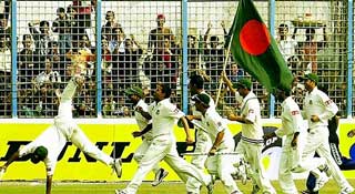 প্রথম টেস্ট জয়ের ১৩ বছরে বাংলাদেশ