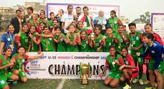 সাফ ফুটবলে অপরাজিত চ্যাম্পিয়ন বাংলাদেশ