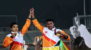 যুব গেমসে আধিপত্য রাজশাহীর : রাজা হাসান, রানী রূপা
