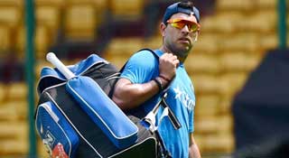 বিশ্বকাপে খেলার আশায় যুবরাজ