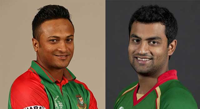 রেকর্ড স্পর্শের দৌঁড়ে তামিম-সাকিব