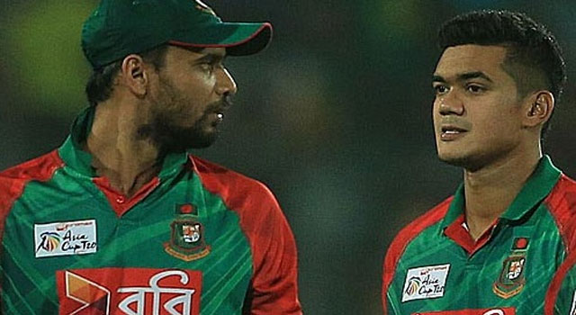 নতুন সম্পর্কে মাশরাফি-তাসকিন
