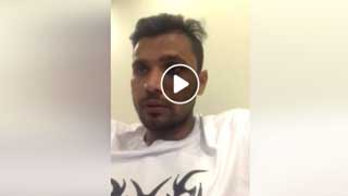শুভাশিসকে নিয়ে মাশরাফির ভিডিও বার্তা