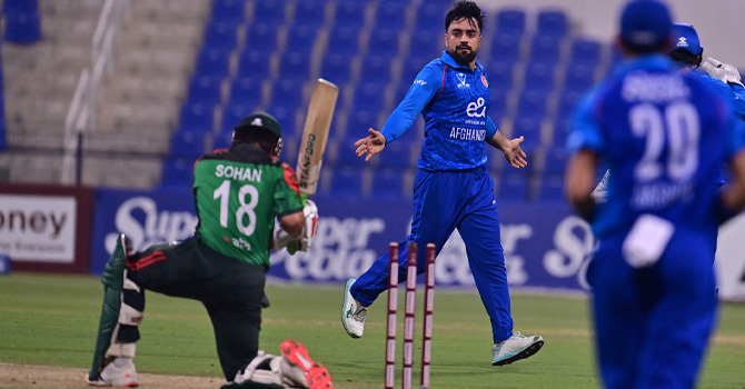 ১০৯ রানে অলআউট, আফগানিস্তানের কাছে হ্যাটট্রিক সিরিজ হার বাংলাদেশের