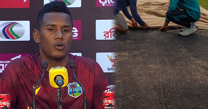 মিরপুরের কালো পিচ দেখে আকিল ভেবেছিলেন ‘টিভির কালার নষ্ট’