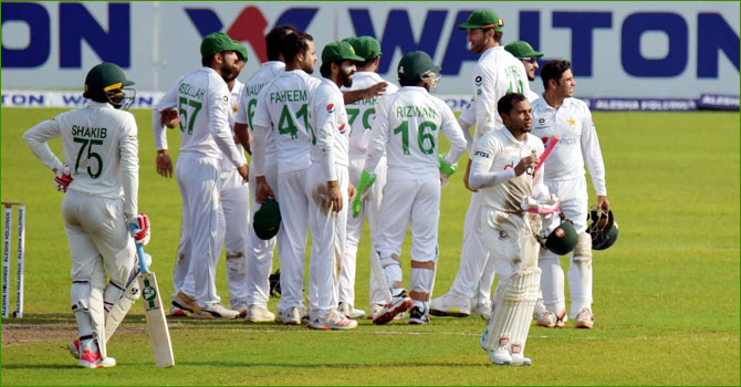 ঢাকা টেস্টে পাকিস্তানের কাছে ইনিংস ব্যবধানে হারলো বাংলাদেশ