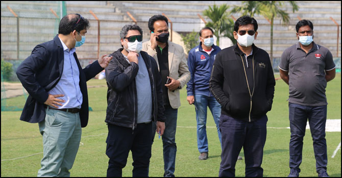 বগুড়ায় চান্দু স্টেডিয়াম নিয়ে ‘প্রশ্নে জর্জরিত’ বিসিবি সিইও