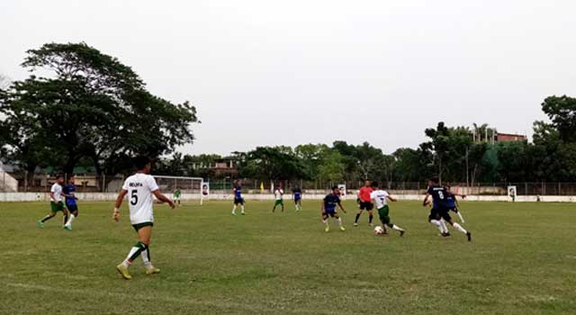 পিছিয়ে পড়েও বরিশালকে গোল বন্যায় ভাসালো ঢাকা
