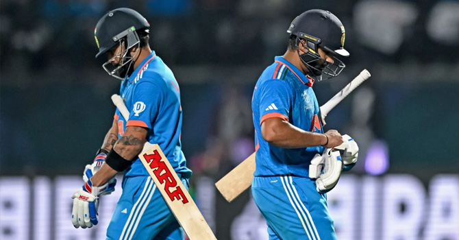 নিউজিল্যান্ডের বিপক্ষে ব্যাটিংয়ে ভারত