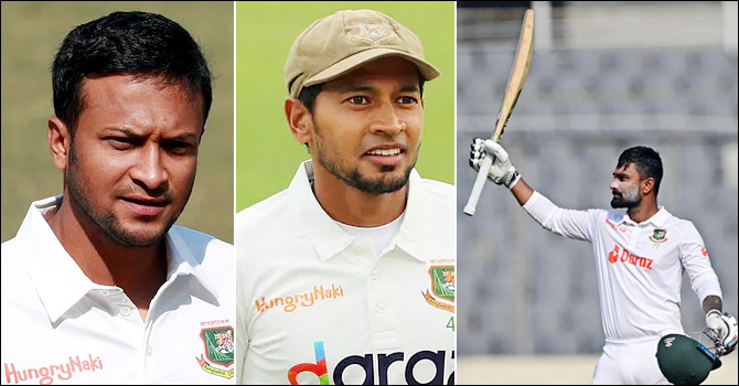টেস্টে পেছালেন সাকিব-মুশফিক, সেরা র‌্যাংকিংয়ে লিটন