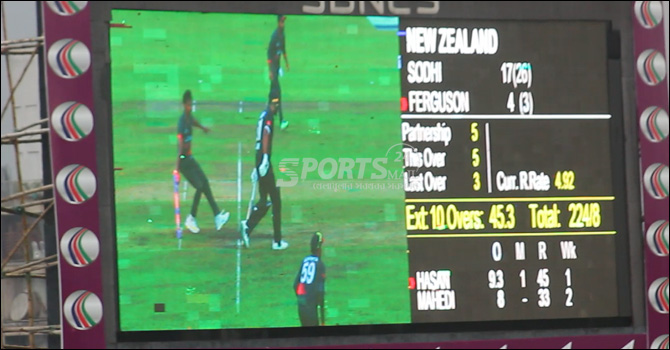 মানকাড আউট করেও ইশ সোধিকে ফেরালো বাংলাদেশ