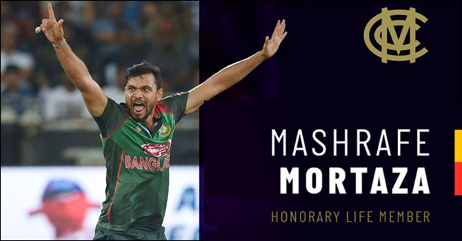 এমসিসি’র আজীবন সদস্য হলেন মাশরাফি