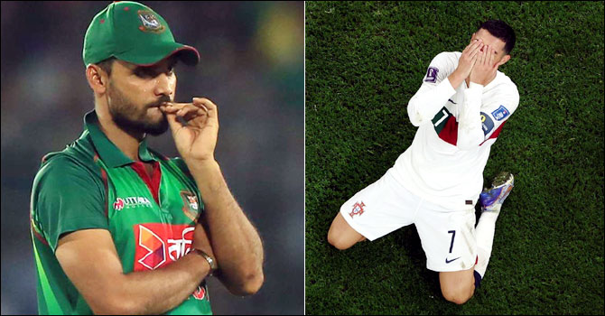 রোনালদোর বিদায়ে মাশরাফির হৃদয়ও কেঁদে উঠেছে