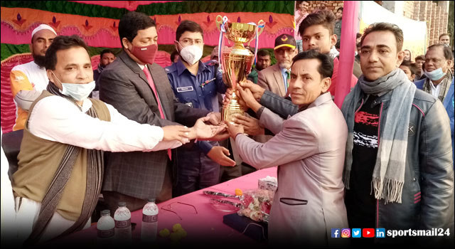নড়াইলে মুজিববর্ষ ফুটবল টুর্নামেন্টে চ্যাম্পিয়ন সাথী ক্লাব