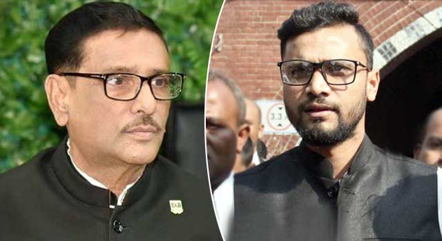 ওবায়দুল কাদেরকে দেখতে গিয়েছিলেন মাশরাফি