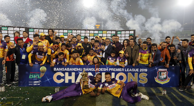বঙ্গবন্ধু বিপিএল চ্যাম্পিয়ন রাজশাহী রয়্যালস