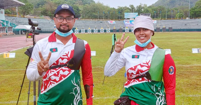 ভারতকে হারিয়ে দলগত ইভেন্টে বাংলাদেশের স্বর্ণ জয়