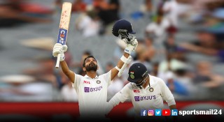 রাহানের সেঞ্চুরি ও জাদেজার দায়িত্বশীল ব্যাটিংয়ে লিডে ভারত