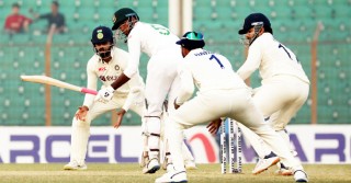 ১৫০ রানেই শেষ বাংলাদেশ, ভারতের লিড ২৫৪
