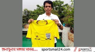 ৫ লাখ ৫৫ হাজার টাকায় বিক্রি হলো রেফারি বাবুর ঐতিহাসিক জার্সি