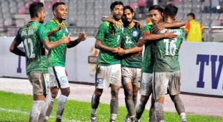 ভুটানের জালে বাংলাদেশের ৪ গোল
