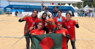 এশিয়ান বিচ গেমস কাবাডিতে থাইল্যান্ডকে উড়িয়ে দিল বাংলাদেশ নারী দল