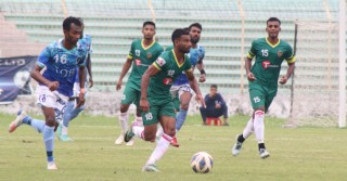 বিদেশি ফুটবলার নামালেও পয়েন্ট ভাগ করে নিলো শেখ জামাল ও ফর্টিস ক্লাব
