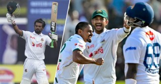 গল টেস্ট ড্র, ম্যাচ সেরা হলেন রেকর্ড গড়া শান্ত