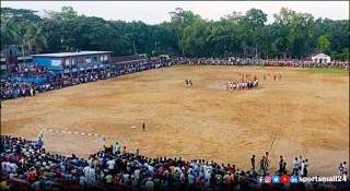 তরুণ প্রজন্মকে মাদকমুক্ত রাখতে শেরপুরে মেয়র কাপ ফুটবল
