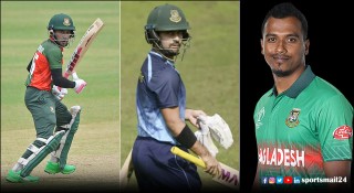 মুশফিকের ব্যাটে রান, ব্যর্থ শামীম-রুবেলরা