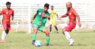 রাজশাহীতে টাইব্রেকারে নওগাঁকে হারালো বগুড়া