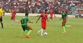 ভোলাকে ৪-১ গোলে হারিয়ে দিয়েছে সাতক্ষীরা