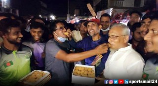 সাকিবের প্রত্যাবর্তনে মাগুরায় আনন্দ-উল্লাস