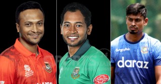 ওয়ানডে ফরম্যাটে সাকিব-মুশফিক-তাইজুলের উন্নতি