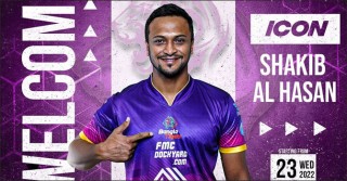 টি-টেনে বাংলা টাইগার্সের আইকন সাকিব