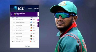 টি-২০ র‌্যাংকিং থেকে সাকিবের নাম উধাও!