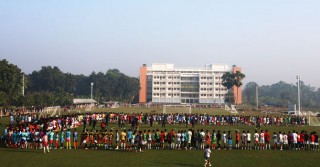 শামস-উল-হুদা একাডেমিতে প্রথম দিনেই ২ হাজার ফুটবলারের পরীক্ষা