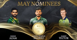 আইসিসি’র মাস সেরা ক্রিকেটারের তালিকায় শান্ত