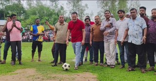 ঝিনাইগাতীতে ফুটবল টুর্নামেন্টের ফাইনাল খেলা অনুষ্ঠিত