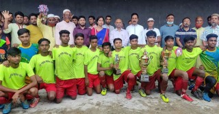 শেরপুরে বঙ্গবন্ধু গোল্ডকাপ ফুটবলে পাকুড়িয়া ইউপি চ্যাম্পিয়ন