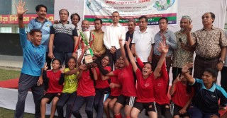 সুযোগ নষ্টে হারলো শেরপুরের মেয়েরা, ৯ জন নিয়েও কিশোরগঞ্জের বাজিমাত
