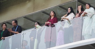 স্টেডিয়ামে এসে বাংলাদেশের বড় জয় দেখলেন জাইমা রহমান
