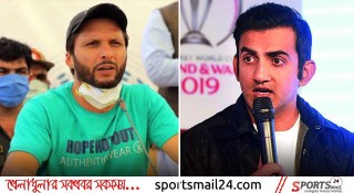 শত্রুতা ভুলে আফ্রিদির সুস্থতা চাইলেন গম্ভীর