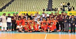 কিরগিজস্তানকে হারিয়ে ভলিবলে চ্যাম্পিয়ন বাংলাদেশ