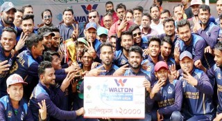 ওয়ালটন জাতীয় বেসবল প্রতিযোগিতায় চ্যাম্পিয়ন বাংলাদেশ পুলিশ