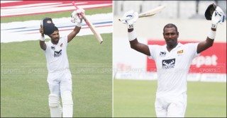 ঢাকার মাঠে ম্যাথিউস-চান্দিমালের জোড়া শতক