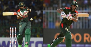 নাঈম-সাব্বিরের ব্যাটে  সিরিজে সমতায় ফিরলো বাংলাদেশ
