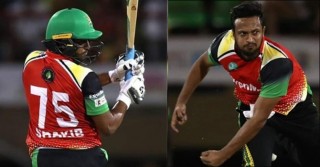 সিপিএলে দুর্দান্ত সাকিব, ম্যাচ সেরা পারফরম্যান্সে জিতলো দল