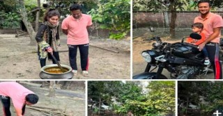 বাড়িতে শিশিরকে নিয়ে সাকিবের পিকনিক